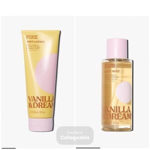 PINK Victoria's Secret Vanilla & Dreamy Set